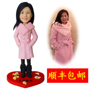 唯美印記軟陶人偶定制真人公仔DIY泥人蠟像照片泥塑手辦定制3D真人 單人款20CM（標(biāo)準(zhǔn)版師傅推薦）
