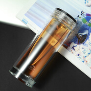 名到 雙層玻璃杯高端商務(wù)水杯辦公泡茶杯禮盒裝CG1305 CG1306 MD-CG1306 300ml