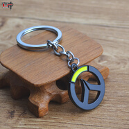 宅神動漫金屬鑰匙扣掛件項(xiàng)鏈周邊玩具 守望先鋒鑰匙扣