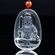 珮瓔白水晶本命佛吊墜十二生肖守護神吊墜生肖本命佛掛墜項鏈男女款送鑒定證書(shū) 不動(dòng)尊菩薩生肖雞本命佛吊墜