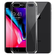 拓蒙適用于蘋果8Plus透明手機(jī)殼硅膠iPhone7Plus保護(hù)套8p全包防摔手機(jī)殼ip7p后軟殼 蘋果7Plus手機(jī)殼透明-只有殼(環(huán)保，無異味）