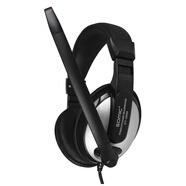 電音（Danyin） DT2088 游戲耳麥耳機 電腦頭戴式耳麥超重低音游戲耳麥 臺式音樂(lè )耳機耳麥 電音2699鐵灰長(cháng)麥