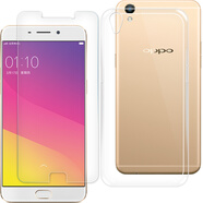 拓蒙 OPPO R9手機(jī)透明殼全包防摔保護(hù)套 適用于R9M/R9tm/R9T/r9km 全包防摔透明殼+鋼化膜【非全屏】*1套裝