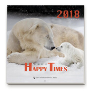 2018《幸福時(shí)光》掛歷（12幅野生動(dòng)物照片，萌萌的，暖暖的，祝福2018天天幸福相伴?。?
                                         title=