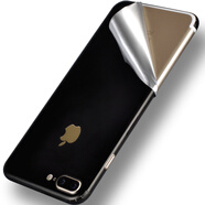 軒創(chuàng)  iPhone7 plus手機背膜iPhone6S后膜蘋果6/7plus全包邊保護膜后蓋貼紙 iphone7P 黑色后膜【買一送一】