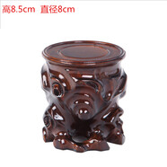 梓琦景德鎮實(shí)木藝根雕單元高圓型工藝品奇石茶具花瓶底座木座 高圓實(shí)木底座