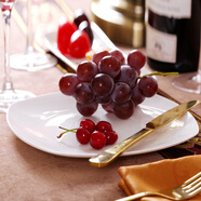 雅言陶瓷8英寸菜盤(pán)子飯盤(pán)瓷盤(pán)湯盤(pán)平盤(pán)點(diǎn)心盤(pán)餃子盤(pán)瓜子盤(pán)陶瓷餐具  8英寸方平盤(pán)1個(gè)