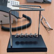 鳴歐（MINGOU）牛頓桌面裝飾品擺球撞球書(shū)房家居擺件客廳教師結婚學(xué)生禮物 黑色Z