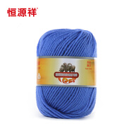 恒源祥全羊毛手編線中粗毛線團 圍巾帽子毛衣褲子線 絲光羊毛線2888 50g 307天藍色 50克 按重量發(fā)貨，不是個數(shù)