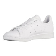 阿迪達斯 （adidas）（Adidas）男士 STAN SMITH 史密斯經(jīng)典時尚綠尾小白鞋休閑板鞋 全白S75104 42/US8.5