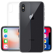拓蒙 iPhoneX/10鋼化膜全屏3D金屬邊框覆蓋高清防爆防刮玻璃鋼化膜自動(dòng)吸附保護(hù)膜蘋果x/10 后背鋼化膜-【單后背膜-非全屏】