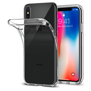 SPIGEN 適用于蘋(píng)果XS 保護套新款透明全包防摔iPhone XS手機殼軟X手機套 X/XS輕薄水晶透明