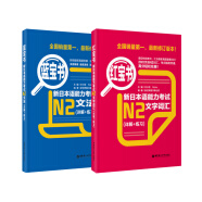 红宝书蓝宝书新日本语能力考试N2套装 文法+文字词汇(详解+练习)（套装共2册）