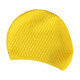 瑞和(R) 水滴帽 泡泡帽 加大舒適不肋頭 防滑顆粒 耐低溫  適合頭大長(cháng)發(fā)游泳帽 配耳塞 水滴帽(黃色)