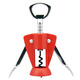 Kisag紅酒開(kāi)瓶器瑞士進(jìn)口葡萄酒開(kāi)酒器彈簧鋼啟瓶器酒起子開(kāi)瓶器 紅色