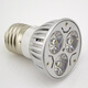 倍靚LED螺口3W射燈燈杯E27射燈泡直徑50mm通用110V/220V電壓筒燈可用足功率3601A 暖白