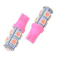 美蒂亞汽車(chē)led燈泡牌照燈汽車(chē)日間行車(chē)燈led汽車(chē)示寬燈t10汽車(chē)閱讀燈泡 粉光一對
