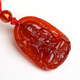 鴻悅 天然紅瑪瑙大勢至菩薩吊墜守護神 屬馬者本命佛 本命年吉祥物 小號