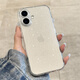 宇竹適用蘋果16手機(jī)殼新款iphone16promax保護(hù)套閃粉16pro高級(jí)感plus全包鏡頭15防摔14pro的硅膠13小眾 【白色】透明閃粉-硅膠軟殼 iPhone 16