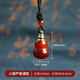 櫻優(yōu)天然紅瑪瑙葫蘆空心可打開(kāi)裝符朱砂藥丸精油空心瓶楞嚴咒吊墜掛件 紅瑪瑙小葫蘆普通款