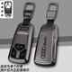 紳創(chuàng)2023款?yuàn)W迪Q5L鑰匙套A6 A4L A3 A5 Q3L Q2 Q7 TT高檔汽車(chē)鑰匙包扣 D款【啞搶色】皮帶扣