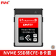 FVH NVME硬盤(pán)2230轉CF-Express Xbox Series X/S存儲擴展卡轉換器 黑色NVME轉CFE-B卡套