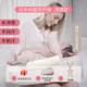 阿蘭貝爾哺乳枕頭喂奶枕彩棉護(hù)腰枕哺乳神器抱娃橫抱嬰兒功能授乳枕防吐奶 超空纖維可調(diào)圍擋款