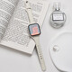 炫戴適用蘋果S9手表S10表帶apple iwatchS8真皮7表帶6小眾5高級(jí)SE2女款4商務(wù)運(yùn)動(dòng)ultra2時(shí)尚個(gè)性替換帶 反扣皮帶-白色 適用38/40/41/S10【42mm】表盤