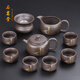 石茗堂宜興紫砂茶具純手工原礦名家用功夫套裝禮品茶壺整套家用辦公 10頭禪道茶壺