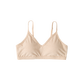 素道有機(jī)彩棉一片式聚攏文胸 女士無(wú)鋼圈內(nèi)衣 吊帶內(nèi)衣【棕色】 34/75B