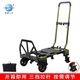 順和（shunhe） 平板車(chē)手推車(chē)折疊拉貨剎車(chē)輪拖車(chē)手拉車(chē)便攜行李車(chē)小拉車(chē)家用 FW-90TP綠色剎車(chē)輪+收納包2繩