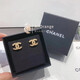 香奈兒（Chanel）時(shí)尚新款女士金色雙C珍珠耳釘耳環(huán)七夕禮物 金色