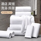 全力白色毛巾酒店專(zhuān)用毛巾加大厚吸水純棉賓館民宿廚房熱敷美容院定制 白色 60g 方巾（30*30）10條裝