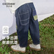 齊齊熊（ciciibear）[A類(lèi)軟牛仔]齊齊熊男童牛仔褲春秋款褲子秋裝休閑褲寶寶兒童童裝 丹寧藍(lán) 100