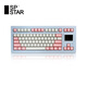 極星系SP STAR 極星D82 PRO+ 大屏幕支持GIF圖熱拔插三模機械鍵盤(pán)Gasket結構客制化鍵盤(pán) D82 Pro＋BaBy藍 白軸 V2