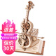 若客（ROKR）八音盒3d立體拼圖游樂(lè)場(chǎng)木質(zhì)手工若態(tài)diy拼裝機(jī)械音樂(lè)盒節(jié)日禮物 AMK63秘境大提琴 【八音盒＆游樂(lè)場(chǎng)】