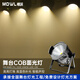 MOWL舞臺cob面光燈舞蹈室婚慶LED氛圍燈宴會(huì )廳會(huì )議室補光 【明裝款】雙色可調 黑色殼  200W