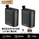 寶格聲（BOGASING）【柏林之聲】德國無線藍牙音箱高音質(zhì)TWS立體環(huán)繞音效黑科技串聯(lián)車載發(fā)燒級家用桌面電腦重低音炮 S6黑【鋁合金材質(zhì)+無損音質(zhì)】  【2個裝-TWS互聯(lián)版】