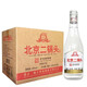 永豐牌北京二鍋頭42度新一代白瓶清香型糧食白酒 整箱500ml*12瓶 口糧酒 42度 500mL 12瓶 一整箱 永豐白瓶 42度