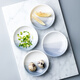 悠瓷（youcci） 歐式創(chuàng)意調(diào)味碟 家用小碟子小號(hào)骨碟醬油碟醋碟蘸料碟調(diào)料碟 圓形味碟霧海-4只裝