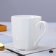 LICHEN陶瓷杯馬克杯純白茶杯景德鎮陶瓷水杯泡茶咖啡牛奶杯可定制logo