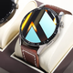 彬格【頂配版watch4 pro】智能手表支付可接打電話nfc門禁運(yùn)動(dòng)腕表 棕皮-高清-快速充-支付