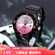 卡西歐(CASIO)男女表 學生兒童手表 指針夜光防水石英運動手表 LRW-200H-4E
