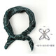 T&Twenties男士絲巾圍巾配西裝 真絲小方巾襯衫領(lǐng)口巾 商務(wù)休閑桑蠶絲春秋季 ｛森林綠小方巾+絲巾扣｝套裝穿搭更出彩