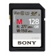 索尼（SONY）128GB SD存储卡 SF-M128/T2 M系列 相机摄像机内存卡 U3 C10 V60 UHS-II读速高达277MB/s