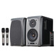 菲歌（FAIKE）CHA610藍(lán)牙光纖同軸音響 電腦電視有源HiFi音箱對(duì)箱 家庭影院電視書(shū)架多媒體卡拉OK音響無(wú)線麥克風(fēng) CHA610黑色 標(biāo)配