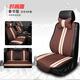 車(chē)活力汽車(chē)坐墊四季通用冰絲防滑透氣冬季防曬防燙無(wú)靠背車(chē)載單片座椅墊 九件套-時(shí)尚咖(全車(chē)含頭枕)