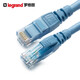 羅格朗六類跳線 cat6千兆網線機頂盒電腦路由器網絡連接線 六類非屏蔽10米跳線632869-10
