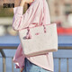 森馬（Semir）托特包櫻桃系列大容量女包時尚老花單肩包105124153023