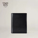 Time box 仿皮活頁(yè)本高端商務(wù)PU皮面本文藝精致簡(jiǎn)約便攜收納手賬活頁(yè)夾禮盒裝企業(yè)定制 A5中號-油蠟黑（經(jīng)典常規-70% 客戶(hù)選擇）